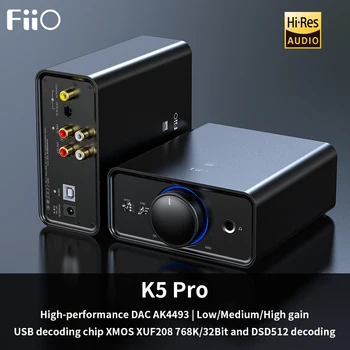 FiiO K5 Pro AK4493EQ|768K/32Bit ir DSD dekodavimo Deskstop VPK ir Stiprintuvą, Namų ir Kompiuteris